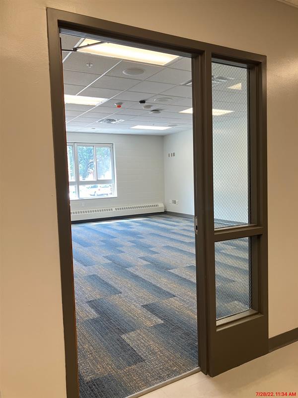 Finishes are nearly complete in classrooms and corridors